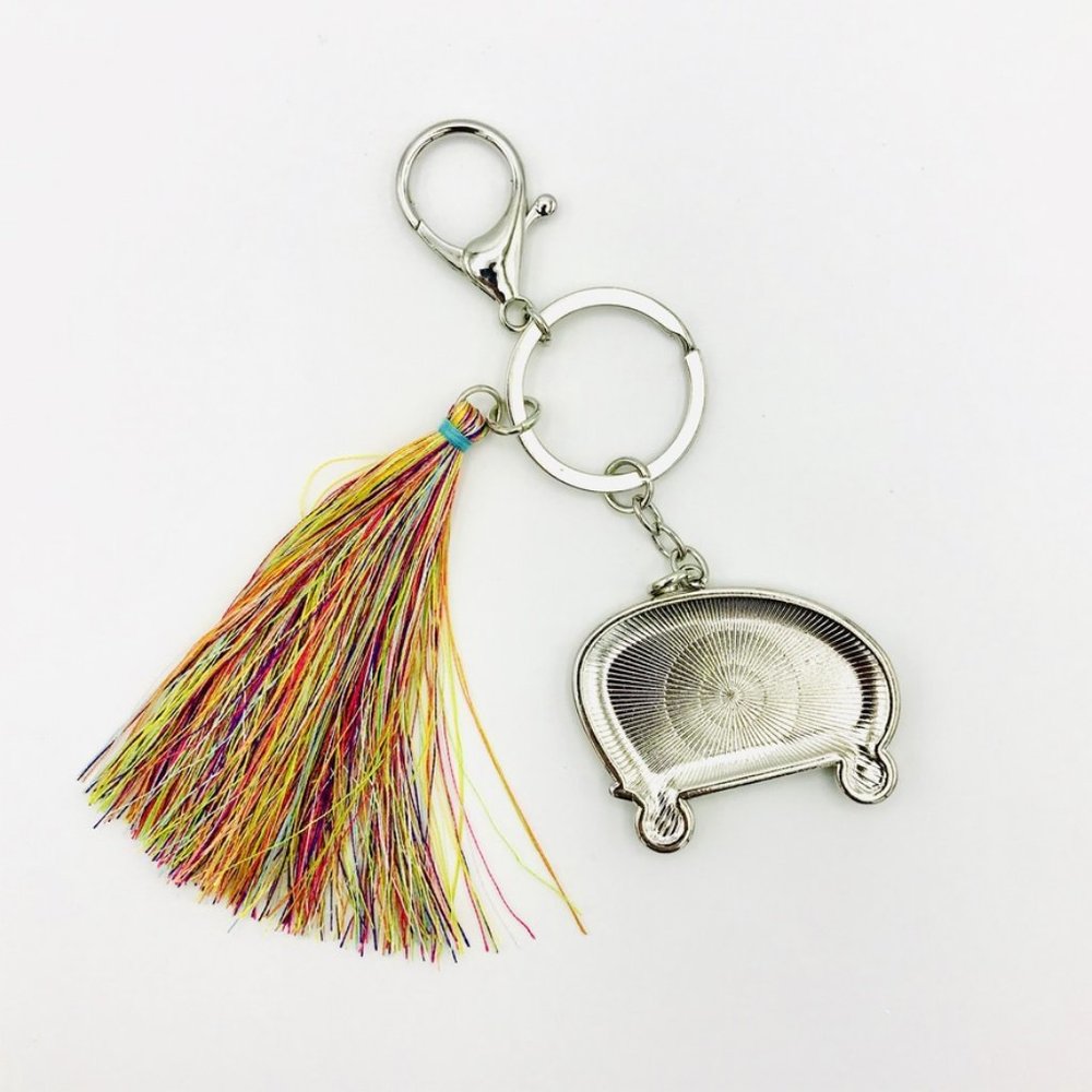 Colorful RV/Camper Key Chain with Tassel - Picture 2 of 7